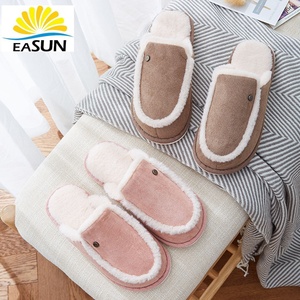 Pantoufles d'intérieur <span class=keywords><strong>en</strong></span> coton à prix d'usine et très vendues, pantoufles douces pour chambre à coucher, grandes pantoufles, pantoufles animaux <span class=keywords><strong>en</strong></span> peluche, hiver - Product Image 6