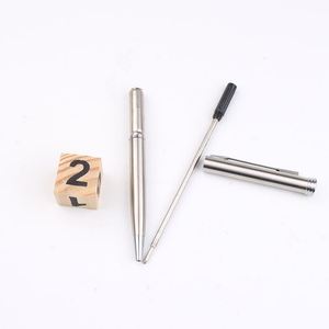 Bolígrafo Metálico Giratorio Plateado de Bolsillo, Mini, Estilo 2024 - Product Image 6