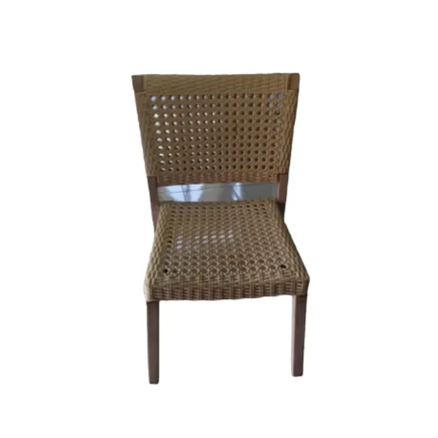 Chất lượng tốt ghế ăn mây wicker ghế cho nhà hàng ăn uống và đồ nội thất Patio ghế ăn bằng gỗ để bán