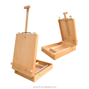 Fournitures d'art, <span class=keywords><strong>chevalet</strong></span> en bois de hêtre, boîte, ensemble de peinture acrylique, ensemble de peinture pour artistes adultes et enfants - Product Image 1