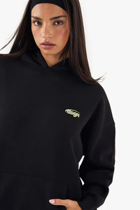 Vente chaude Latset Noir Goutte Épaule Femmes Surdimensionné Imprimé À Capuche Anti-Rides Et Respirant Hoodies Femmes Zip Up Hoodie - Product Image 2
