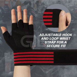 Gants de fitness avec logo personnalisé Gants d'entraînement respirants et résistants à la transpiration pour la salle de sport et la maison Gants de fitness - Product Image 5