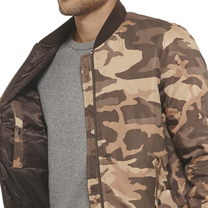 Vente en gros de blouson coupe-vent imperméable en nylon avec logo personnalisé de haute qualité blouson aviateur pour hommes Service OEM - Product Image 6