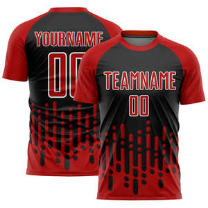 เสื้อฟุตบอลพรีเมียมสั่งทำพิเศษ ทรงโปร ฟิต น้ำหนักเบา ระบายอากาศได้ดี ผ้าซับเหงื่อ สีและโลโก้สั่งทำได้ 男女兼用 - Product Image 4