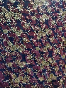 Conjunto Completo de Dirac con Cuentas de Flor Púrpura Real, Colección de Lujo con Pedrería Pesada para Ocasiones Tradicionales - Product Image 2