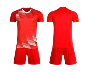 Uniformes de equipos de fútbol juvenil al por mayor, kits de entrenamiento de fútbol para niños, conjunto completo de camiseta y pantalones cortos de fútbol para niños - Product Image 2