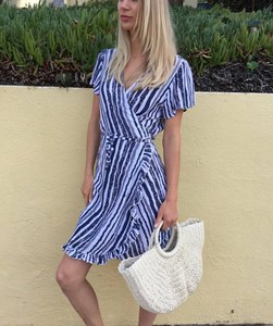 Robes de femmes, robes Boho pour femmes, robe bohème, robe de plage, robe portefeuille, robe de femmes, robe d'été, robe de Festival - Product Image 3