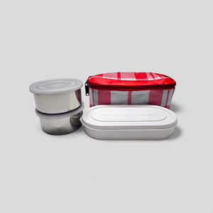 Sac à lunch unisexe imperméable pour la préparation des repas avec ensemble de conteneurs Sac isotherme pour boîte à lunch de fitness et de gym - Product Image 2