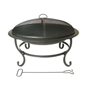 Brasero en fer pour jardin, patio, camping, événements en plein air, structure métallique durable, robuste et élégante - Product Image 1