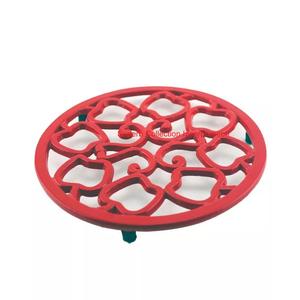 Modern Gold <b>Metal</b> Pomegranate Design <b>Trivet</b> Decorative Hot Pot Holder For Kitchen & Dining Table Premium Cast <b>Metal</b> Fruit Shaped - Product Image 3