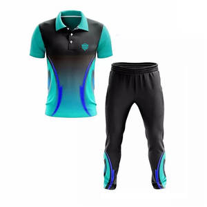 Vente chaude Meilleure conception Logo personnalisé Impression 2025 Sports d'équipe Porter un uniforme de cricket en différentes couleurs - Product Image 1
