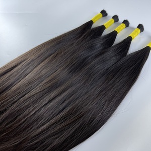 Meilleure vente Extensions de cheveux humains vietnamiens bruts de luxe 100% de haute qualité en vrac cheveux ondulés non transformés de haute qualité - Product Image 4