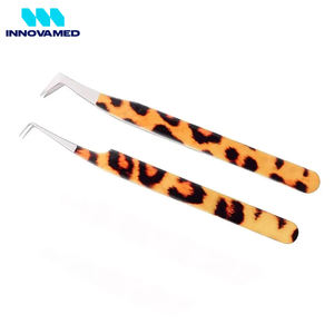 Pinzas de Extensión de Pestañas Impresas de Calidad Premium, Herramienta Profesional para Aplicar Pestañas, para Estilismo de Pestañas Clásicas y de Volumen, Salón de Belleza - Product Image 5