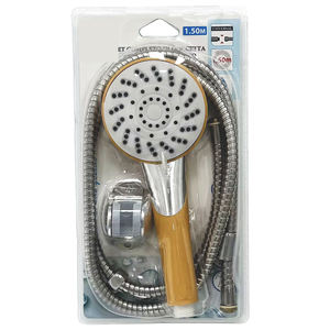 Ensemble <span class=keywords><strong>de</strong></span> douches à main multifonctionnelles et réglables en gros, avec tuyau et <span class=keywords><strong>support</strong></span> mural, emballé sous blister durable - Product Image 3