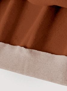 เสื้อสเวตเชิ้ตผู้หญิง แขนยาว คอวี ทรงหลวม สไตล์ลำลอง ผ้าฝ้ายฟลีซ สำหรับฤดูใบไม้ร่วงและฤดูหนาว สามารถปรับแต่งได้ - Product Image 2