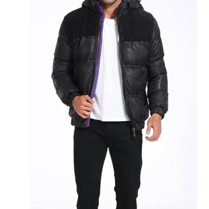 Men's Plus Size Breathable Windproof Puffer Jacket Autumn Casual Knitted Custom Color Street Wear - Product Image 3