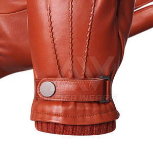 Gants tendance en cuir sur mesure pour hommes du Pakistan de haute qualité toutes tailles disponibles pour l'hiver Style uni pour une scène décontractée - Product Image 6
