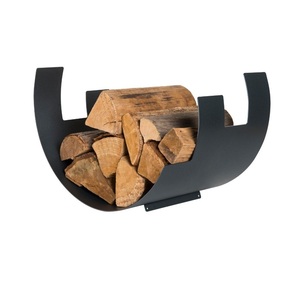 Meilleur porte-bûches robuste en métal tendance Meilleure qualité Rack extérieur intérieur bois de chauffage stockage empileur support - Product Image 3
