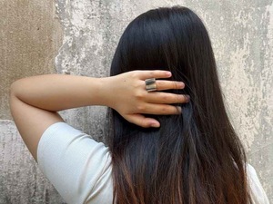 Buffalo Horn Ring Polished Party Ware Jewelry for Wedding Anniversary Hot Sale Color Natural Horn - Product Image 6