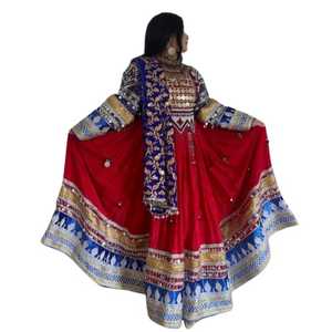 Vestido de Novia Largo de Fiesta para Mujer, Estilo Afgano Kuchi, con Apliques Hechos a Mano, a la Moda, Novedades 2026 - Product Image 1