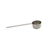 Duurzame roestvrijstalen koffielepel, 12-15g capaciteit, draagbaar, milieuvriendelijk, lange steel, voor gemalen koffie, theeblaadjes, op maat gemaakt