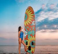 Planche de surf gonflable SUP 2024, nouveau design bohème, couleur primaire, tournesol, planche de paddle gonflable