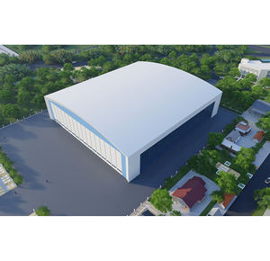Professioneel Ontwerp Geprefabriceerde Stalen Structuur Vliegtuig Hangar Gebouw Met Goede Kwaliteit - Product Image 2