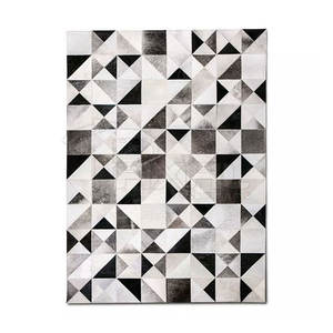 Hecho en Pakistán, alfombras rectangulares de piel de vaca de alta calidad, fabricación de fábrica, alfombras rectangulares de piel de vaca - Product Image 1