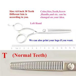 กรรไกรตัดผมแบบมืออาชีพขนาด7นิ้วกรรไกรตัดผมทำจากสเตนเลสสตีลเครื่องมือตกแต่งผม - Product Image 3