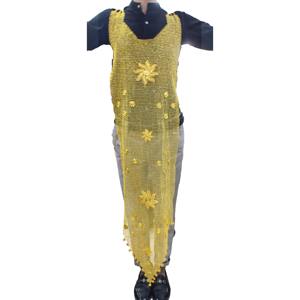 สร้อยคอพร้อมต่างหูชุดเครื่องประดับทองเหลืองแท้ UAE Dubai สร้อยคอดีไซน์ชุดเครื่องประดับ - Product Image 4