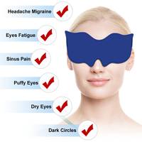 Masque pour les yeux chaud et froid, masque pour les yeux en gel médical, masque pour les yeux en forme de renard, masque pour les yeux en gel réutilisable