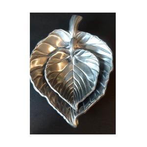 Plat de feuille en aluminium fait à la main de qualité supérieure, construction durable, idéal pour les tables de restaurant et la décoration d'événements - Product Image 1