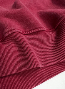 Sweat à capuche zippé vintage délavé à l'acide pour homme, hiver, broderie, molleton en fibre de bambou lourd, sweat à capuche surdimensionné - Product Image 3