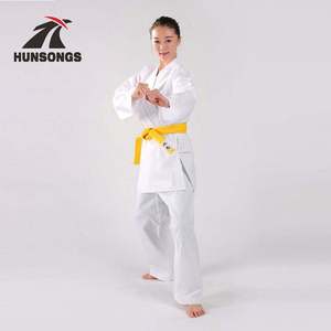 Conjunto de Uniforme de Artes Marciales con Logotipo Personalizado Bordado, para Hombre y Mujer, Venta al por Mayor, Karate, Taekwondo, Judo, Posición del Logotipo Frontal Personalizada - Product Image 3