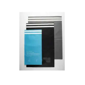 Emballage bio à fermeture éclair biodégradable compostable écologique personnalisé pour la livraison de courrier en plastique PE de farine de maïs PLA - Product Image 3