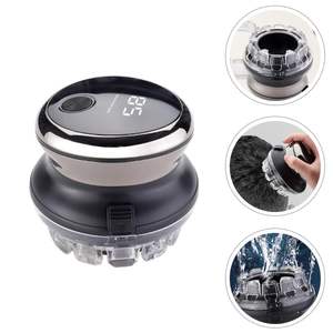 Kit de Afeitado Eléctrico USB para Hombre, Afeitadora Rotatoria de Doble Cuchilla, Resistente al Agua IPX7, Lavable, con Cabezales de Repuesto - Product Image 5