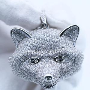 Best Seller VVS Moissanite Iced Out Hip Hop <b>Fox</b> Pendant With Gold Plated 925 Silver High End Bling <b>Jewelry</b> At Low Price - Product Image 6