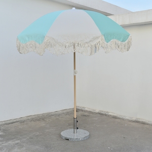 Vendita calda di grandi dimensioni pieghevole ombrellone esterno ombrellone piscina Picnic <span class=keywords><strong>mare</strong></span> frangia sole esterno spiaggia Patio ombrellone - Product Image 4