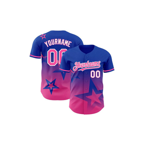 USA Rétro Baseball Uniforme Sweat Personnalisé Hommes Broderie Maillot avec Chaleur Sublimé Imprimé Maille Respirant Ensembles Style - Product Image 5