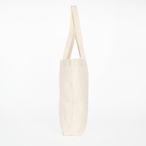 Natural Cotton 18x16x4 Large Canvas Tote <b>Bag</b> Durable Features Heat Transfer Printing Letter Braided Handles <b>Medium</b>-for Foods - Product Image 5