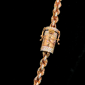 สร้อยคอโซ่เชือกเงิน925 5.00มม. สำหรับงานแต่งงานวินเทจของขวัญสำหรับผู้ชายและผู้หญิง18/20/22/24นิ้วแล็บปลูกเพชรตะขอแบบ USA - Product Image 6