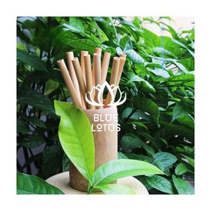 PRIX BON MARCHÉ PAILLES DE BAMBOU ÉCOLOGIQUES DU VIETNAM PAILLES DE BAMBOU DE BLEU LOTUS FARM MEILLEUR VENDEUR - Product Image 1