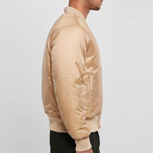 Chaqueta Bomber Impermeable de Último Diseño 100% Poliéster para Hombre, Estilo Urbano, Cuello Alto, Venta al Por Mayor - Product Image 5