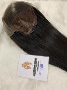 Pelucas frontales de estilo vietnamita, extensiones de cabello Natural liso, con cierre de encaje - Product Image 4