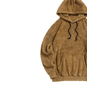 <b>Men</b> Winter Fashion Color Patch <b>Sherpa</b> Fleece Zipper <b>Hoodie</b> with Digital Printing Anti-Pilling Polyester/Cotton - Product Image 4