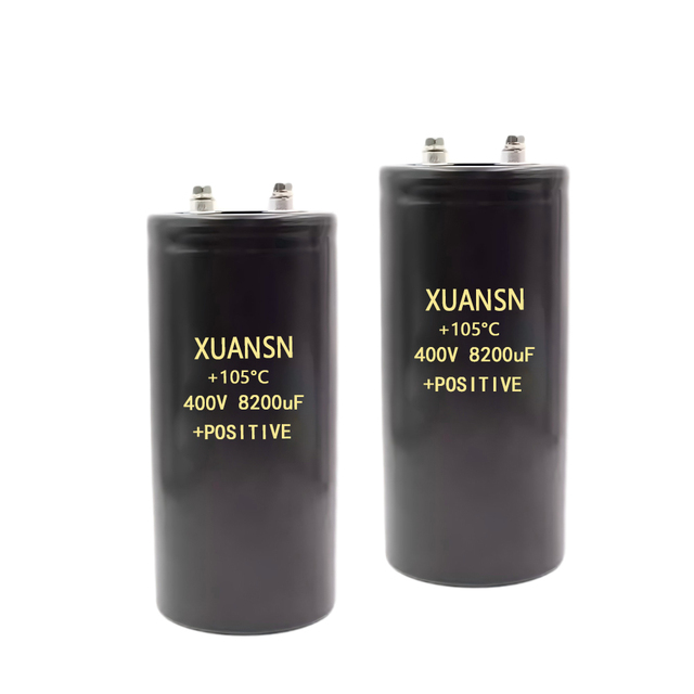 Xuansn Capacitors 8200uF 400V Screw Terminal Capacitor for Solar Inverter UPS Charger Industrial Control Equipment