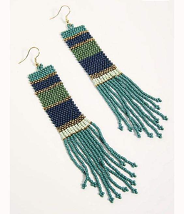 Pendientes de Bordado con Cuentas, Hechos a Mano, Totalmente Personalizables, Hechos en India - Product Image 3