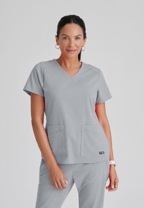 Femmes meilleure qualité Salon de beauté Spa tunique chemise dames fantaisie salon de beauté gommages uniforme haut avec poche en option - Product Image 4