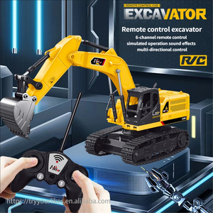 EPT 6-Channel 2.4Ghz lega costruzione telecomandata escavatore Rc giocattoli metallo piccolo telecomando <span class=keywords><strong>camion</strong></span> giocattolo - Product Image 6