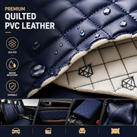 Tela de Cuero PU Acolchada y Bordada Impermeable a Precio de Fábrica para Tapicería de Sofás, Interiores de Automóviles, Decoración de Hoteles y Bolsos
